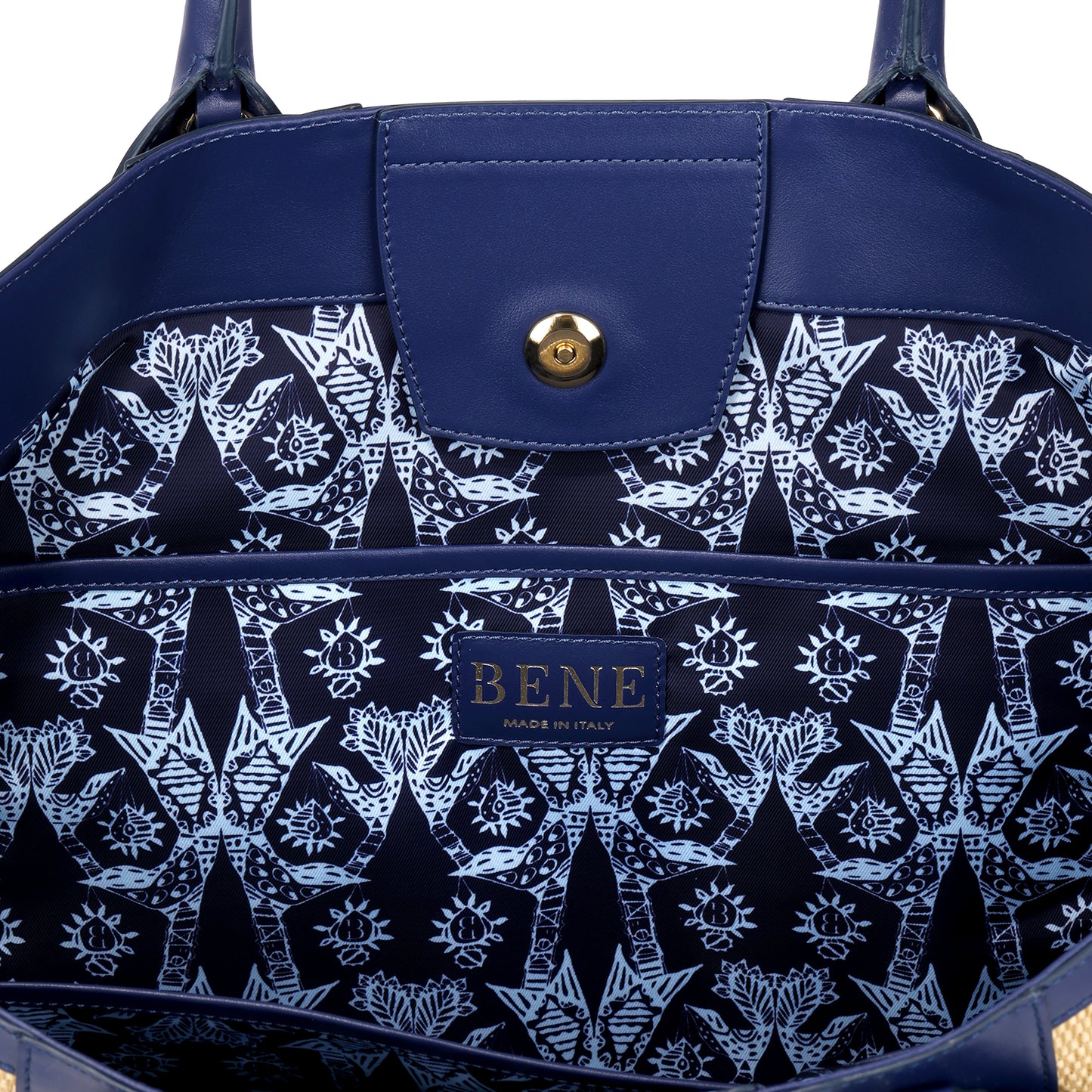 Stafford in Raffia and Blue