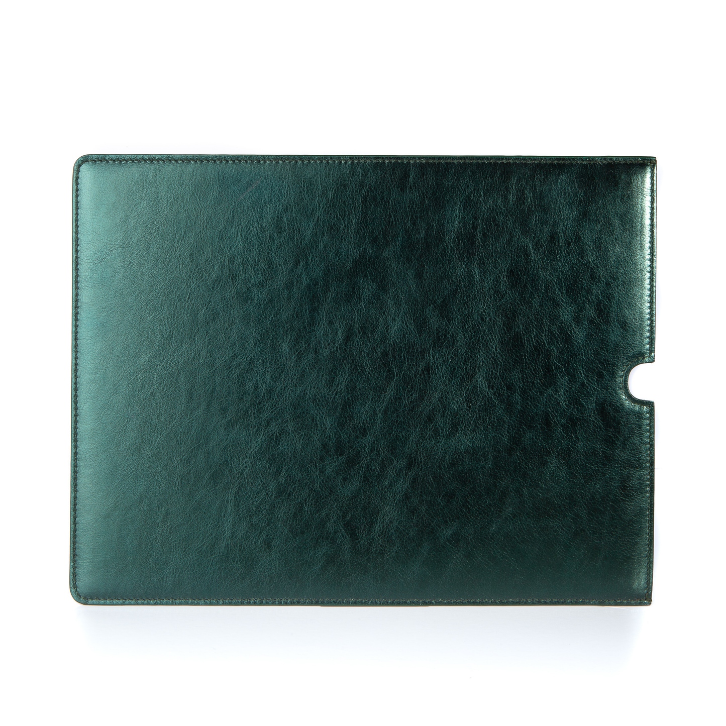 McKay Laptop Sleeve in Metallic Green