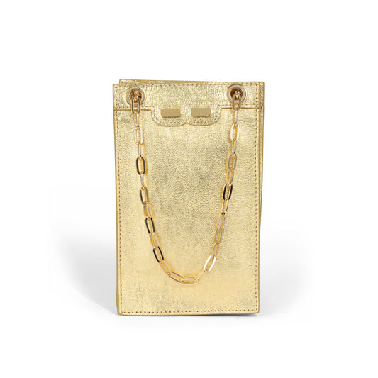 Catherine Cellphone Pouch in Gold **preorder 2 weeks**