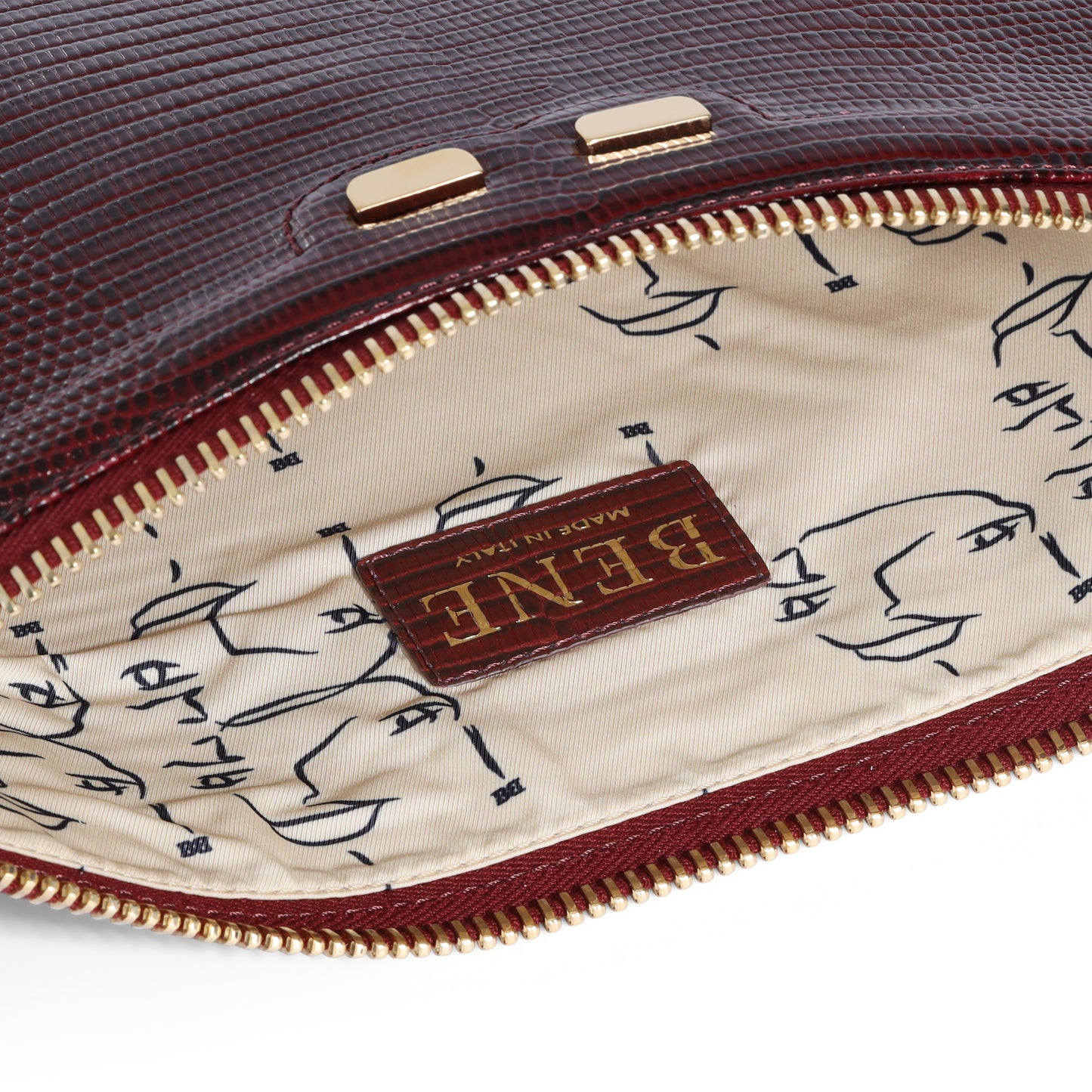 Penny in Bordeaux Lizard