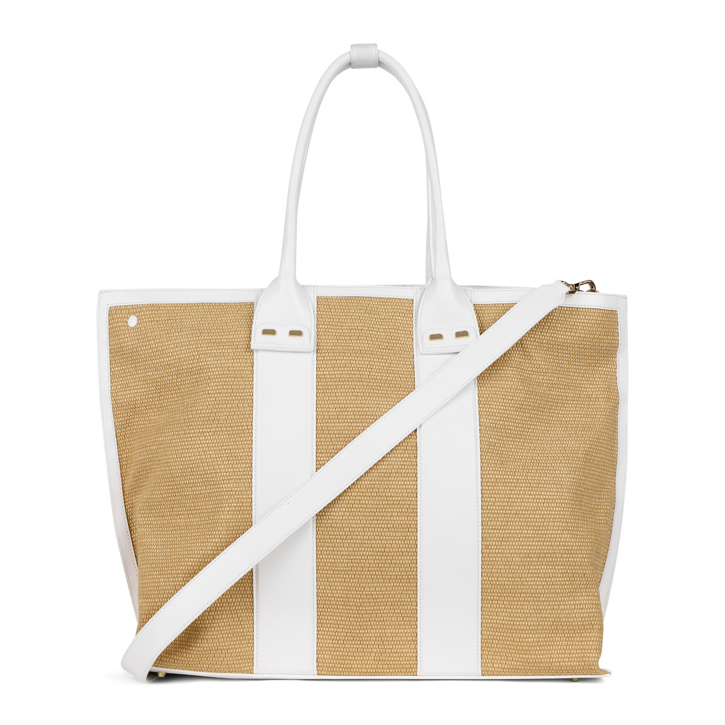 Stafford in Raffia and White