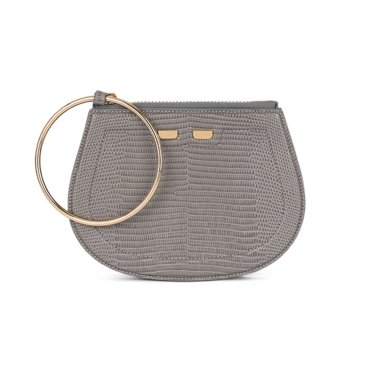 Ellie Bangle in Grey Lizard