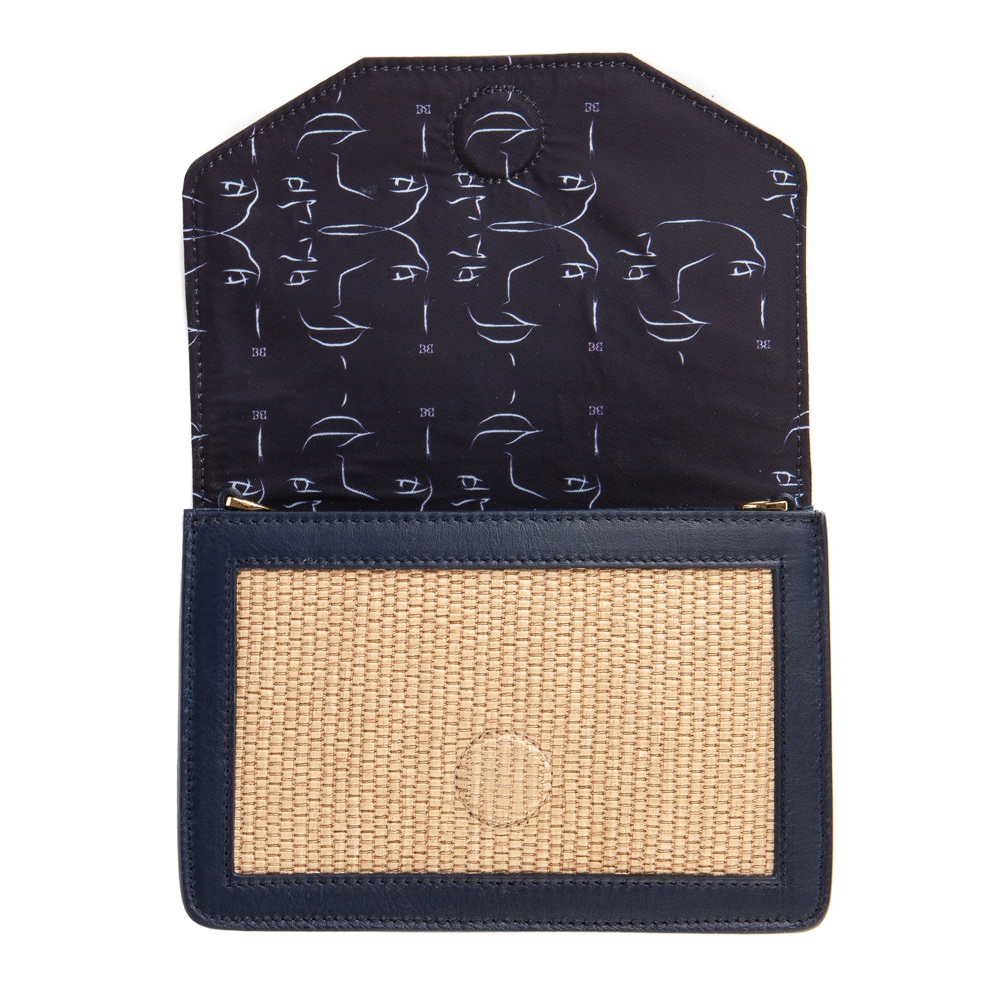 Samuel in Raffia & Navy