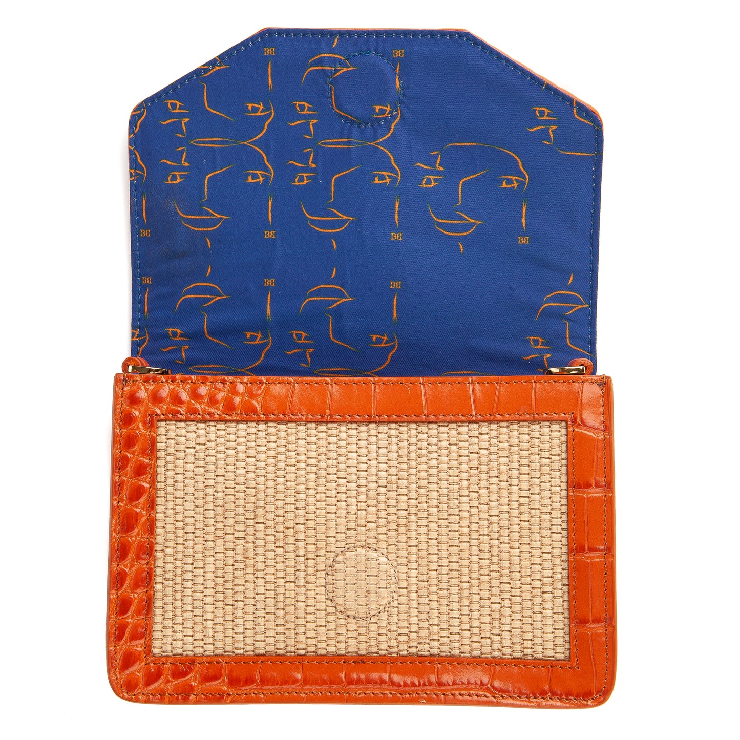 Samuel in Raffia & Zucca Croc Warehouse Sale