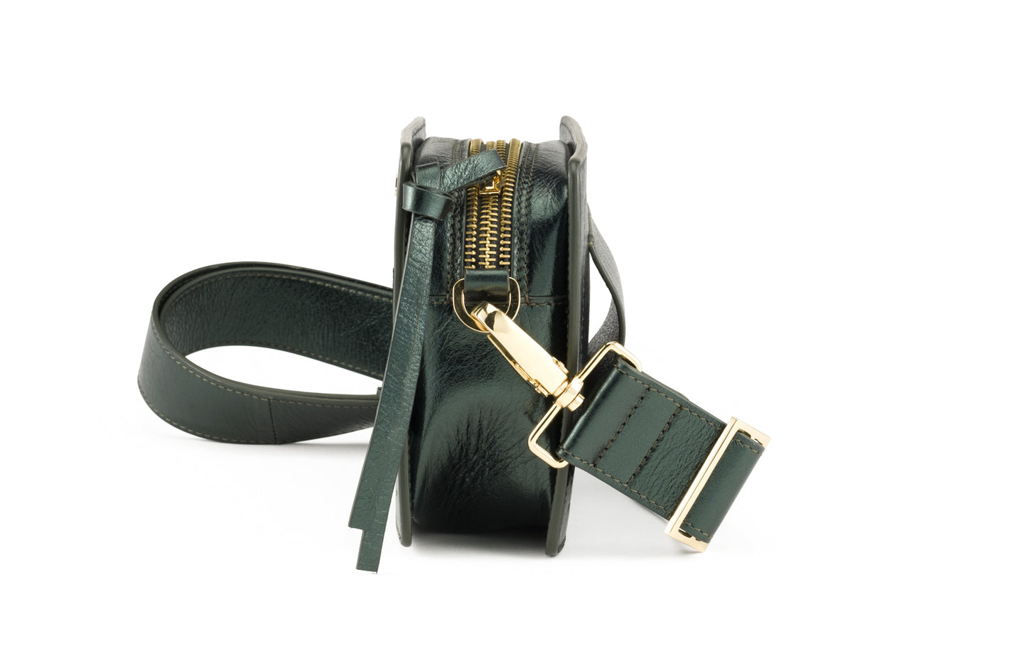 Fairfax in Metallic Green - BENE Handbags