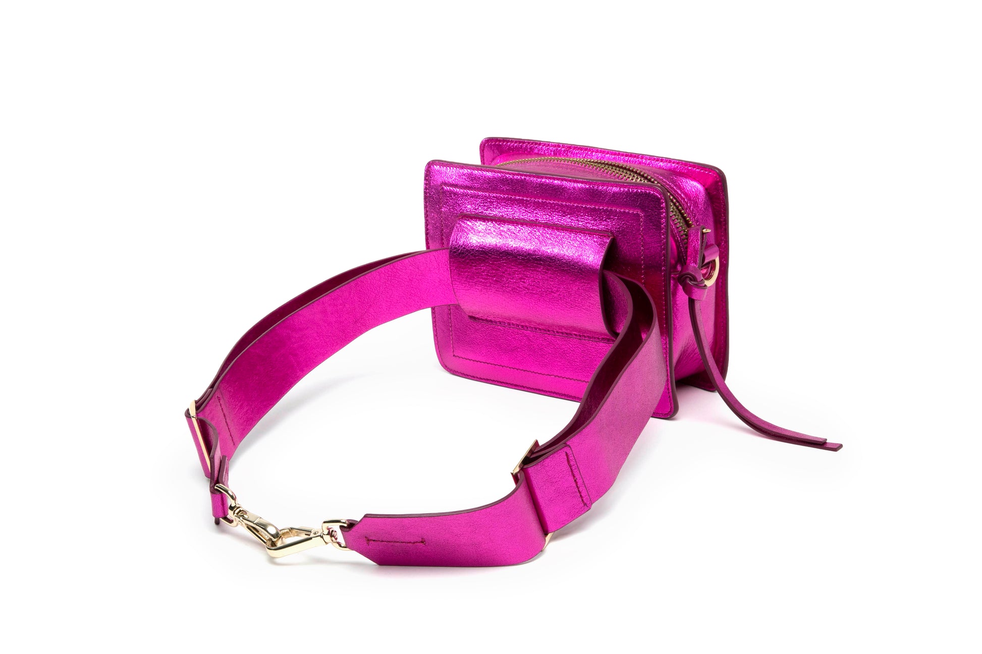 Fairfax in Metallic Pink - BENE Handbags