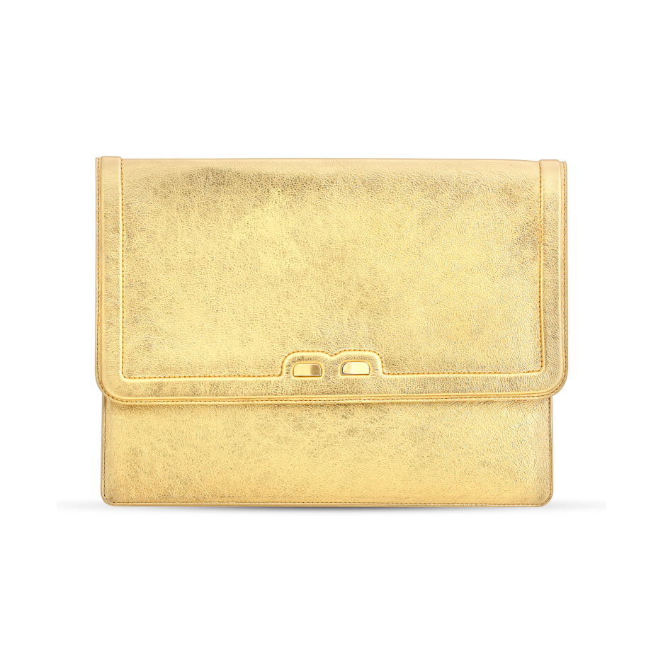 Caffery in Metallic Gold - BENE Handbags