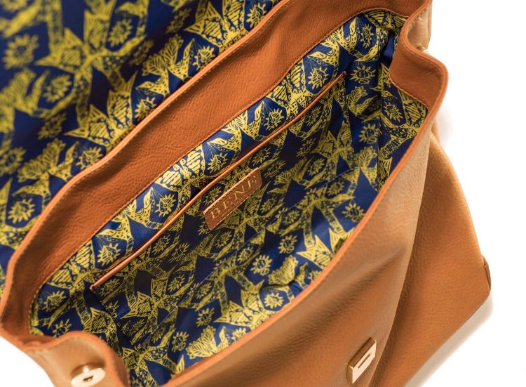 Blakemore in Camel Brown - BENE Handbags