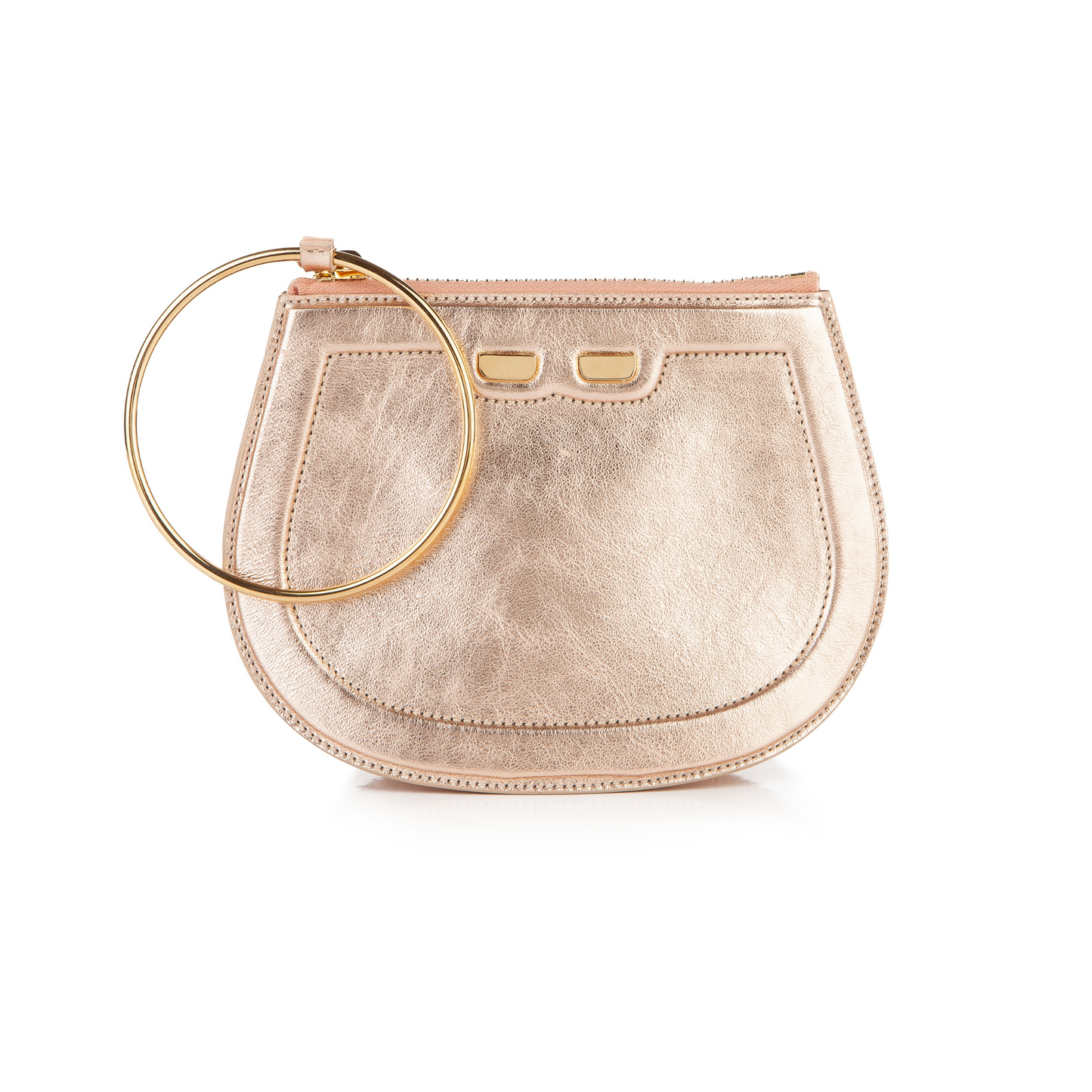 Ellie Bangle in Metallic Rose Gold