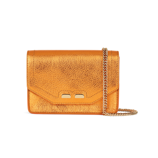 Samuel in Metallic Orange