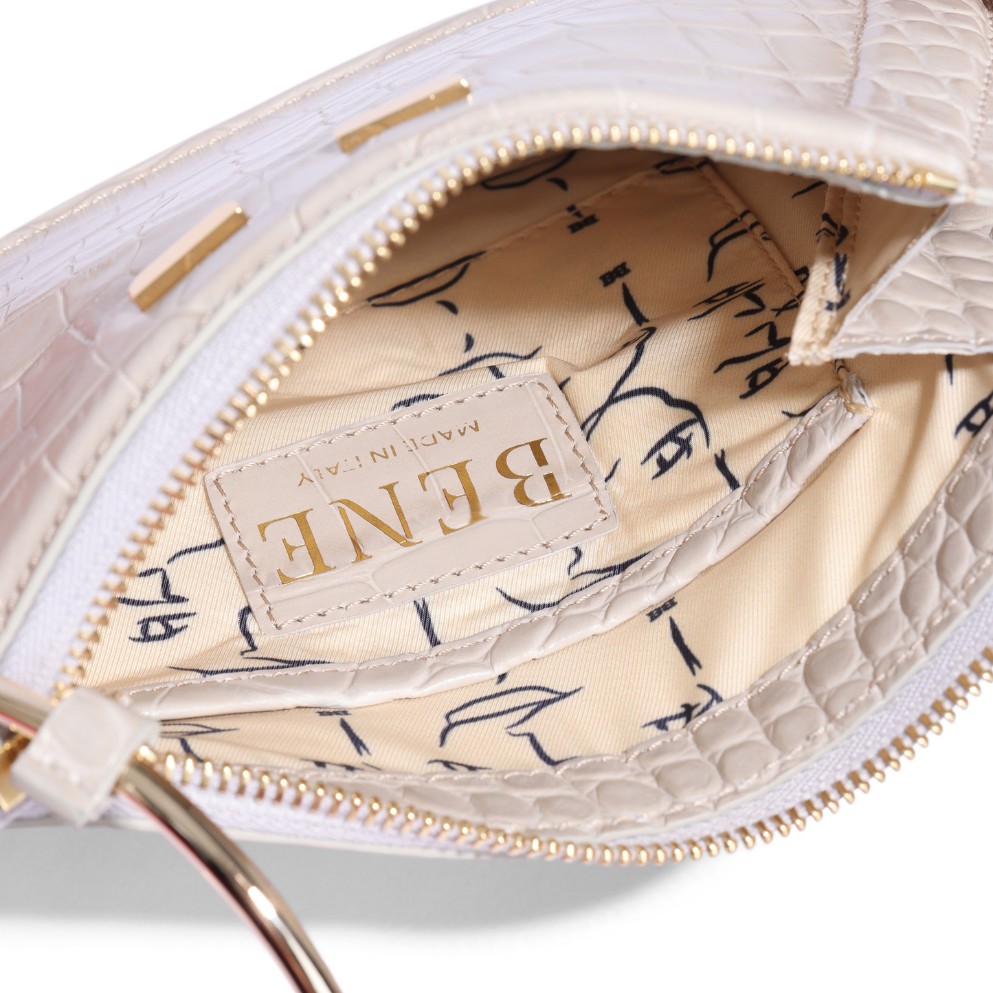 Ellie Bangle in Grey Croc