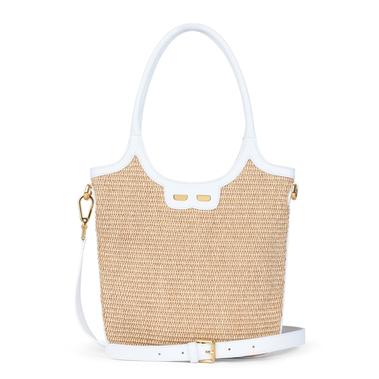 The Percy in Raffia and White