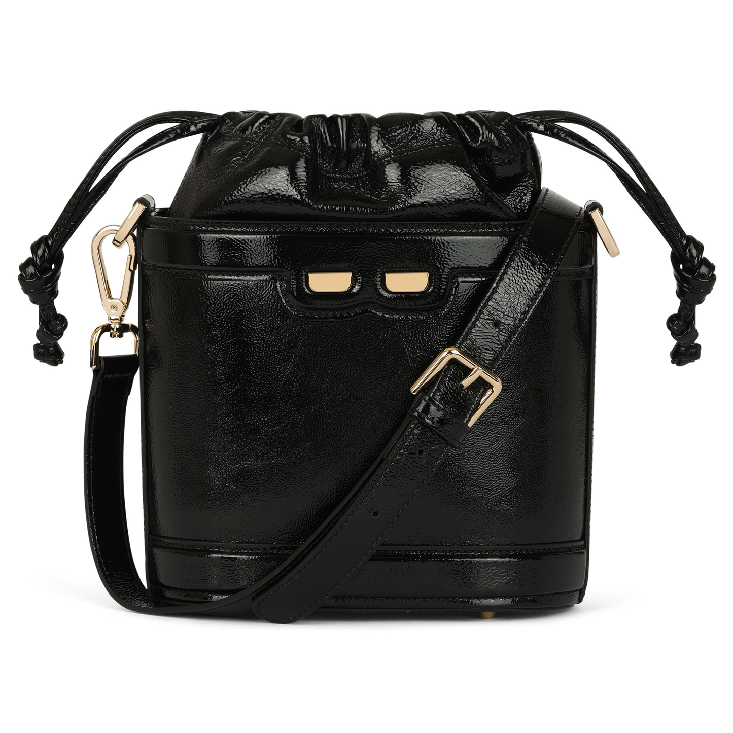 Byrd Bucket in Black Patent