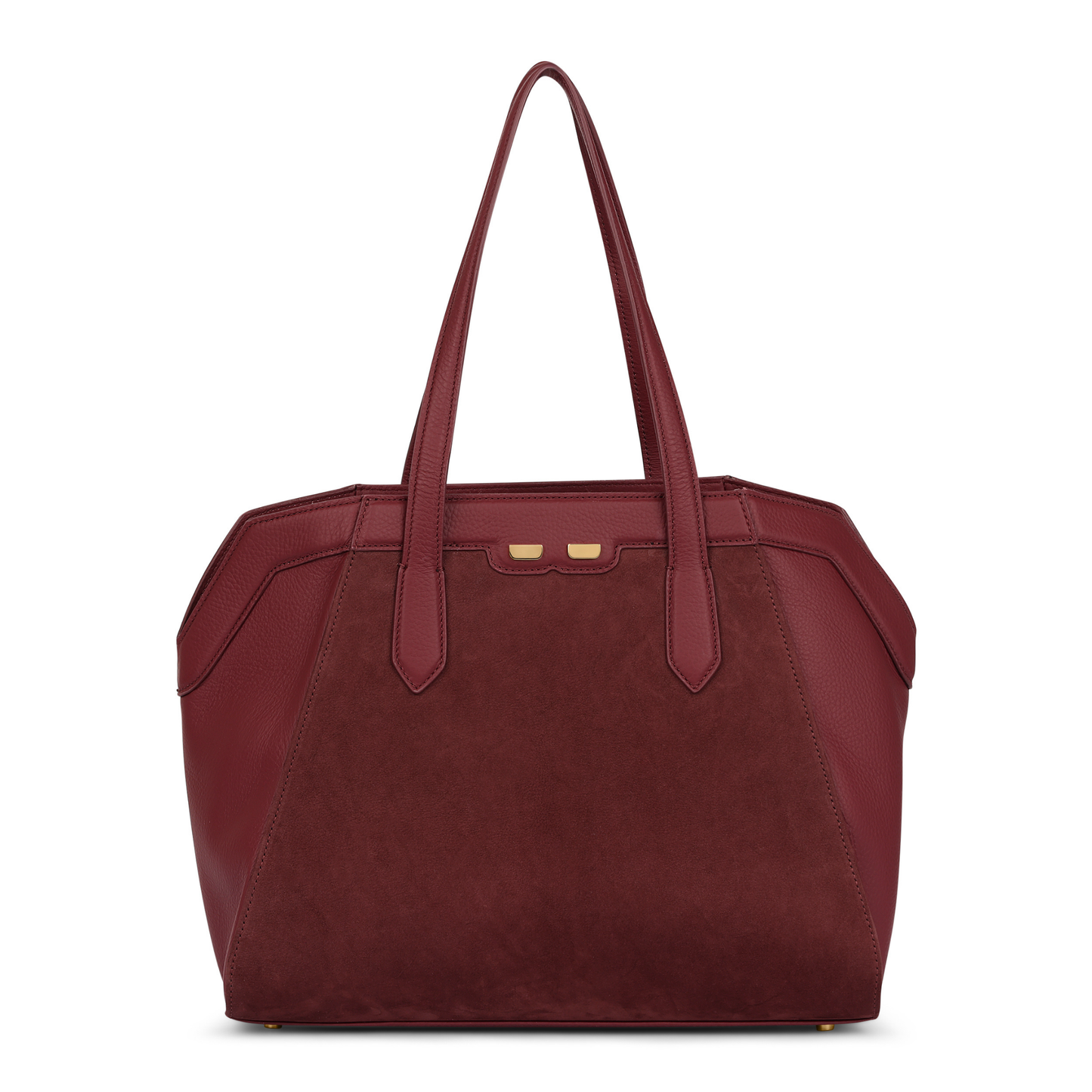 The Cortney Bishop x BENE Page Tote in Bordeaux Nubuck