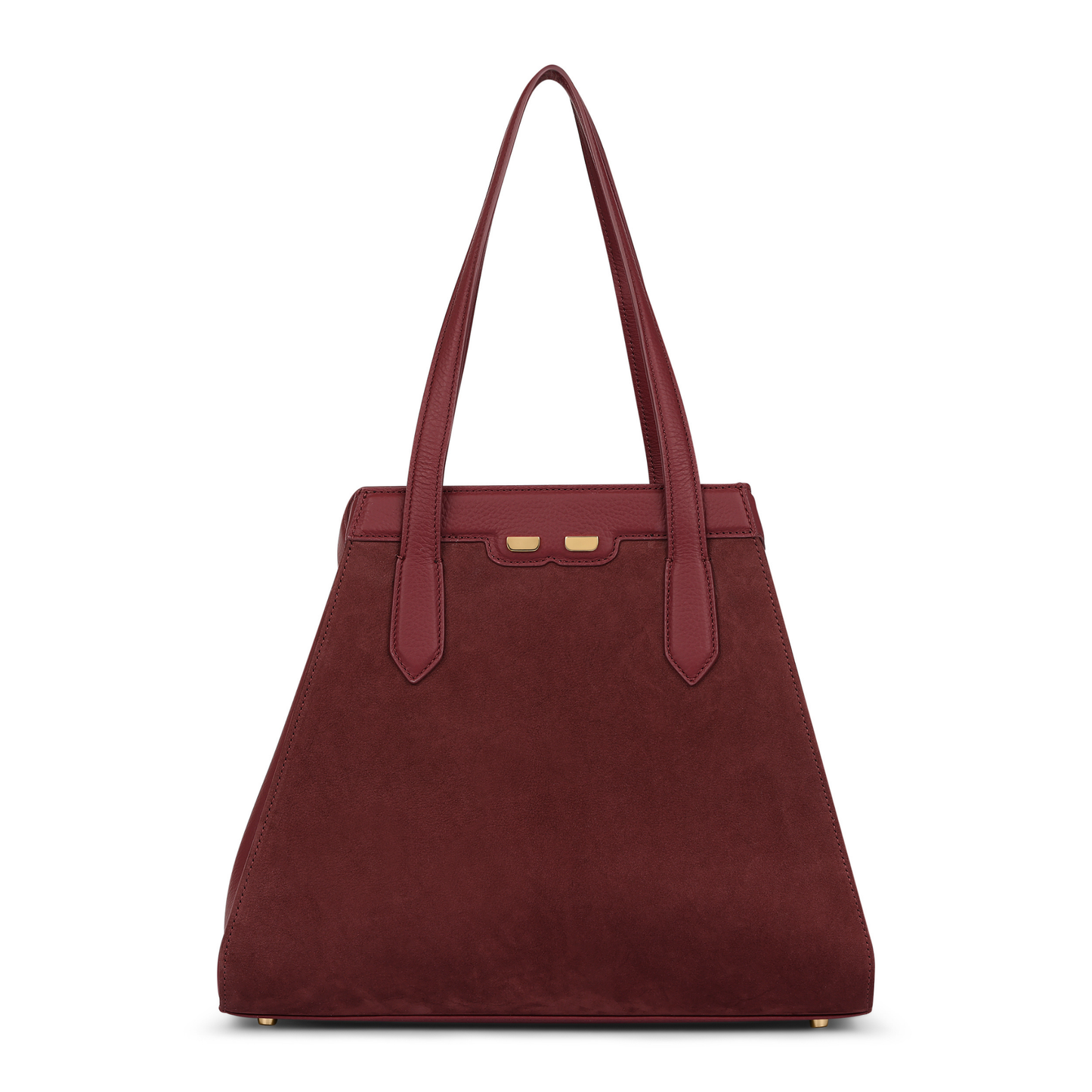 The Cortney Bishop x BENE Page Tote in Bordeaux Nubuck