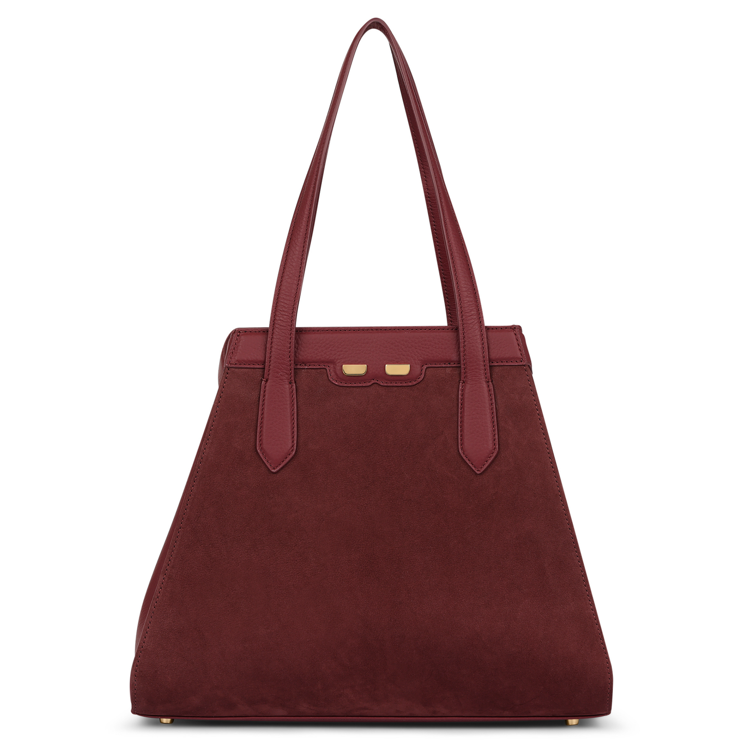 The Cortney Bishop x BENE Page Tote in Bordeaux Nubuck