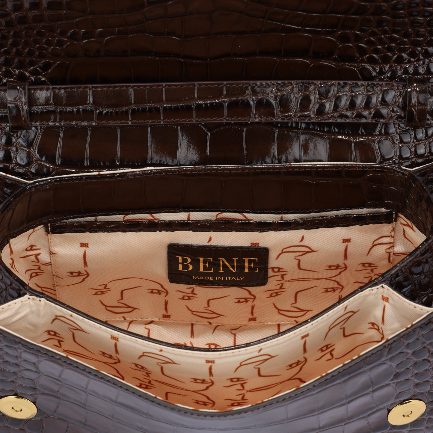 The Wheeler in Chocolate Croc