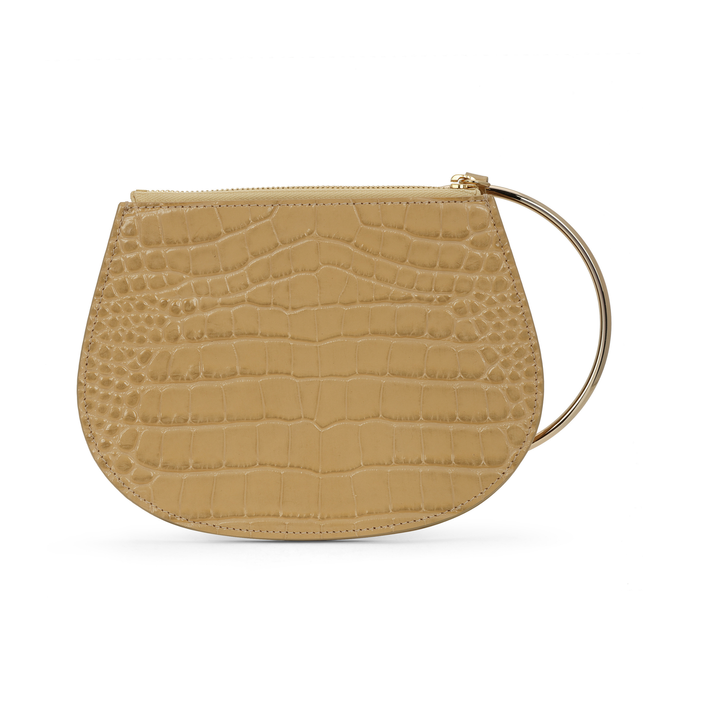 Ellie Bangle in Hazelnut Croc