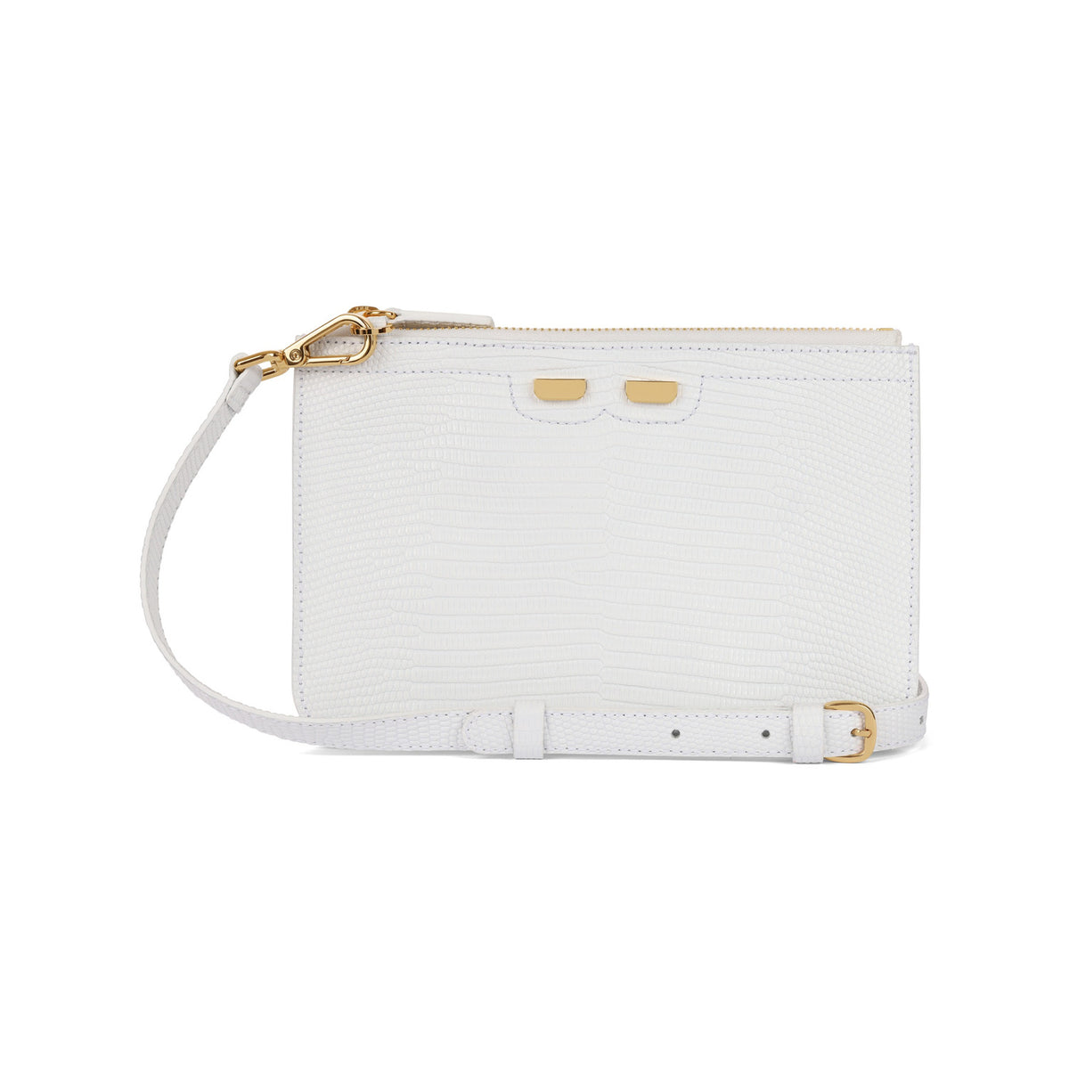 The Peyton in White Lizard