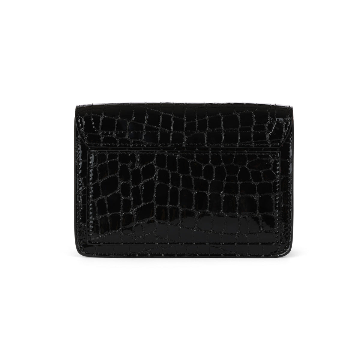 The Samuel in Patent Black Croc