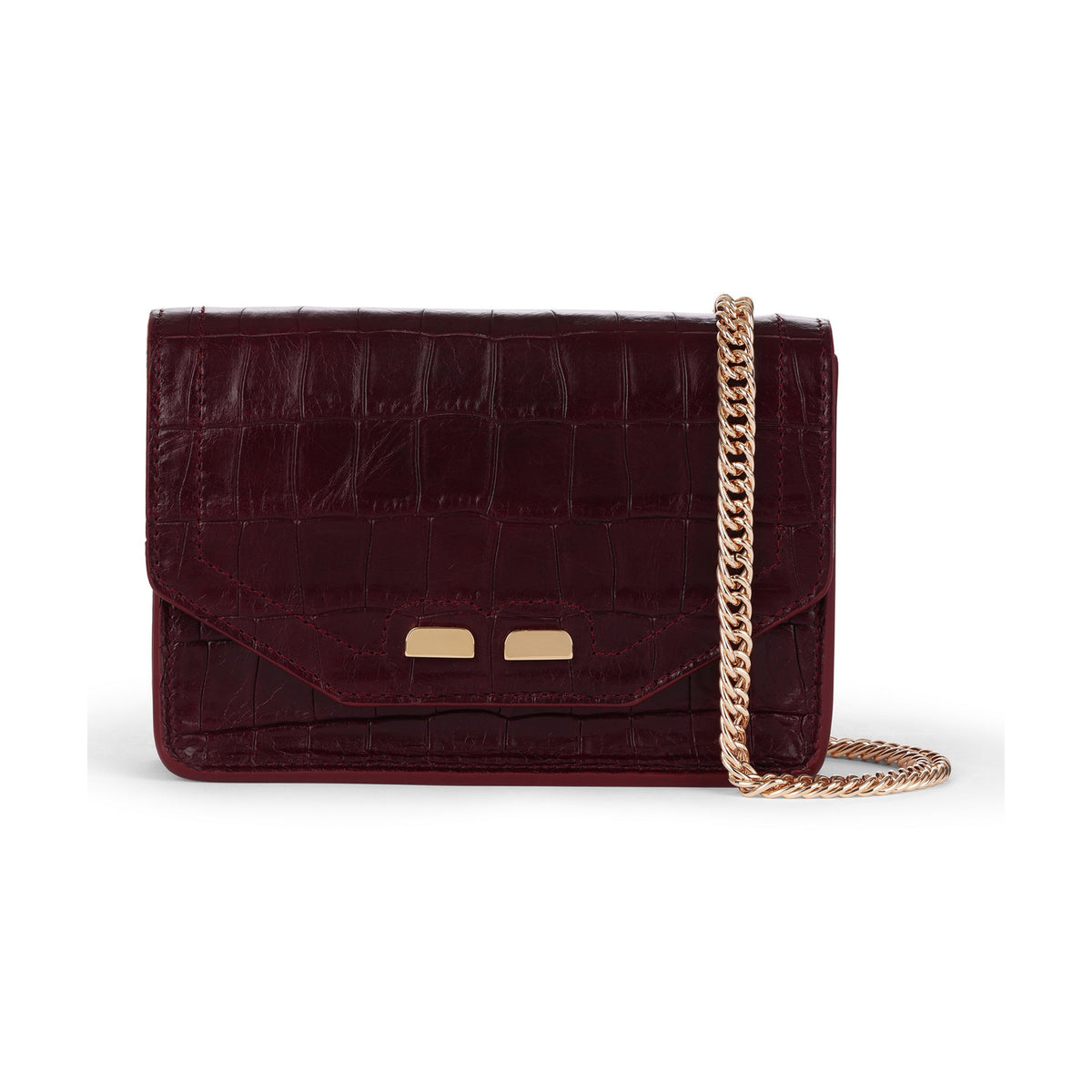 The Samuel in Eros Bordeaux Croc