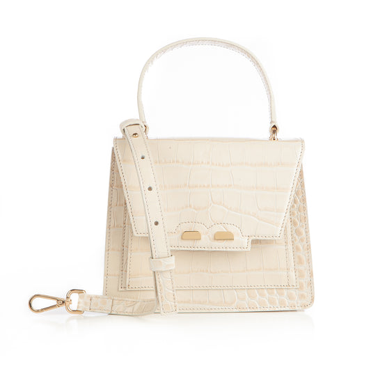 The Isabel in Latte Croc ** Pre Order 2-4 weeks