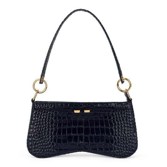 Bel in Navy Croc