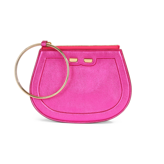 Ellie Bangle in Metallic Pink
