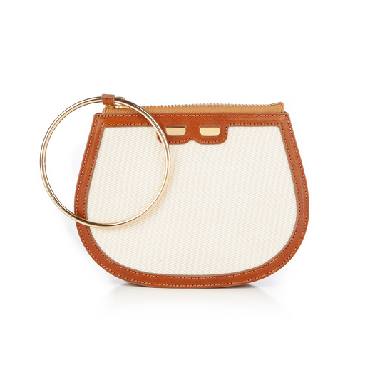 Ellie Bangle in Canvas with Buffalo Trim Warehouse Sale