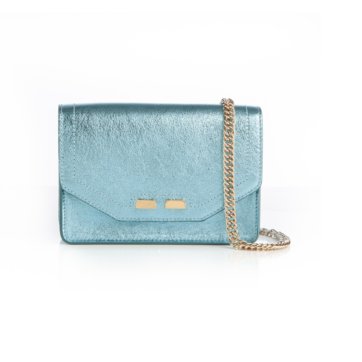 Samuel in Metallic Light Blue