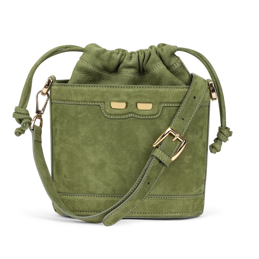 Byrd Bucket in Olive Nubuck