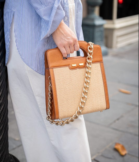Isabel in Raffia & Buffalo