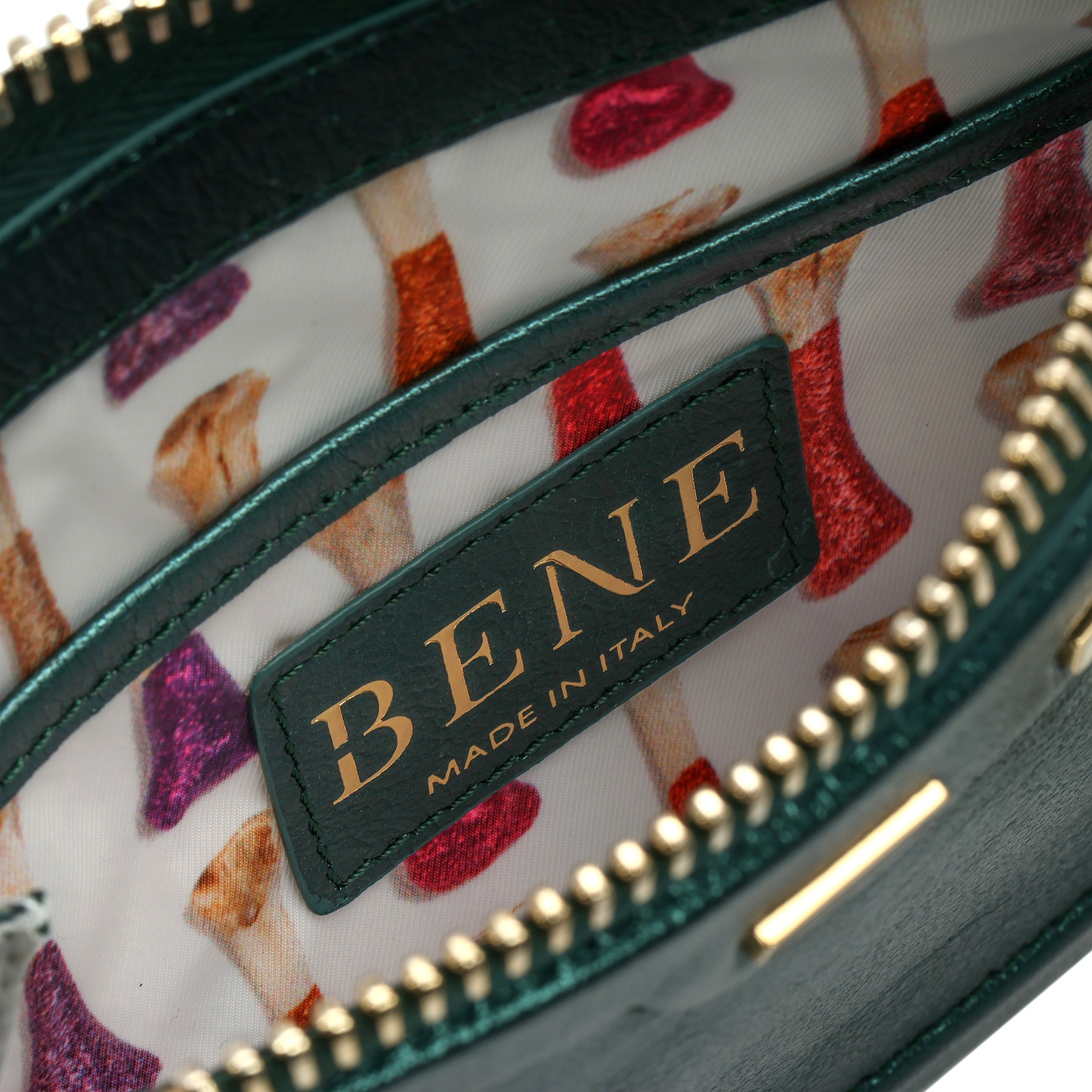 Ellie Bangle in Metallic Dark Green