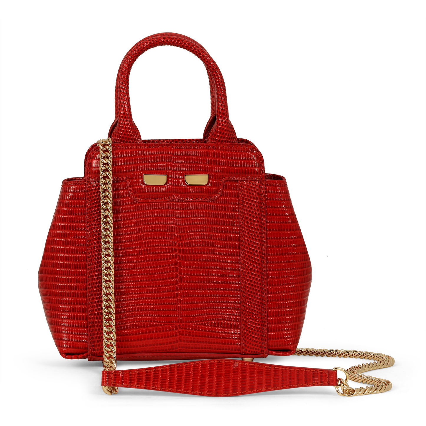 Mini Nott in Red Lizard