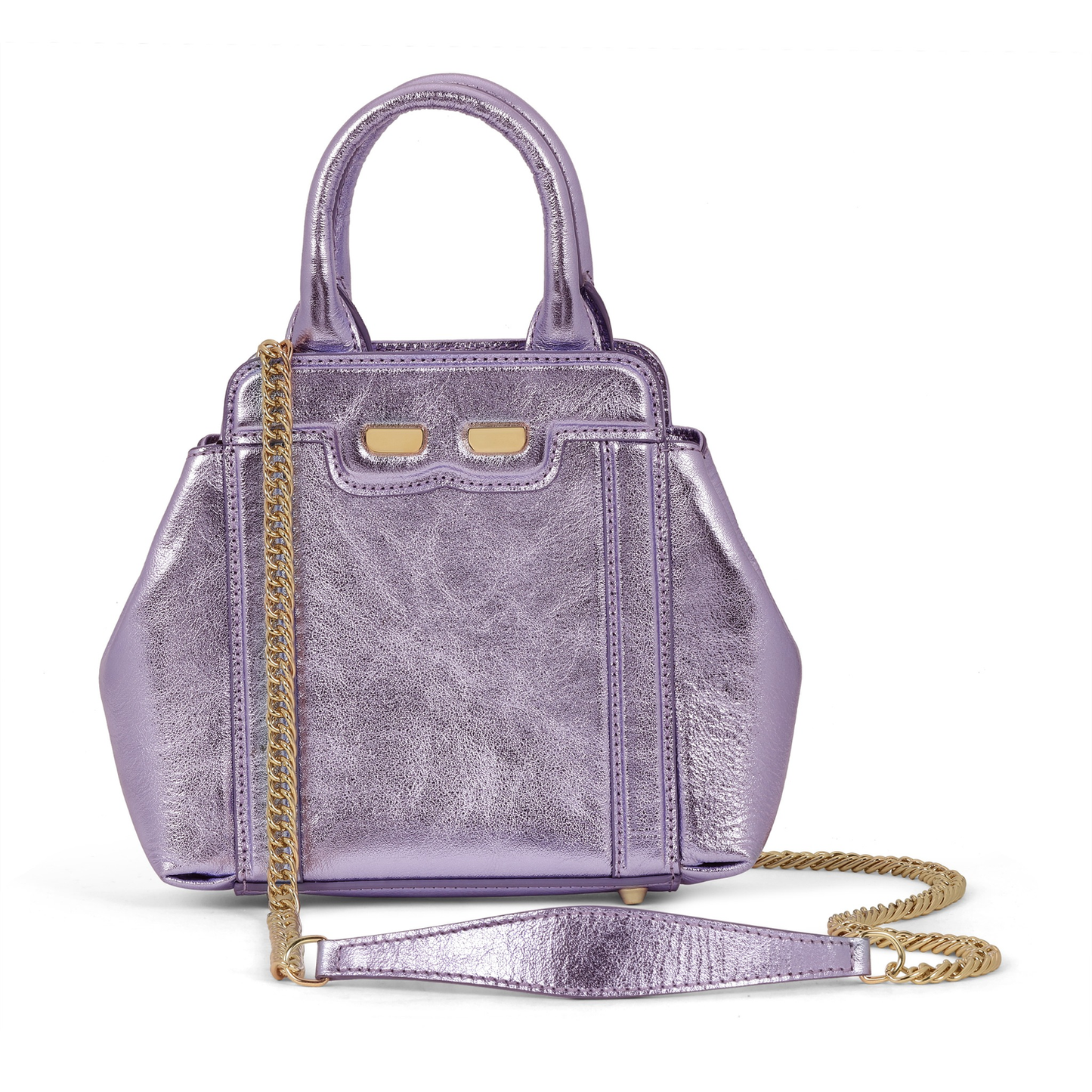 Mini Nott in Metallic Lilac