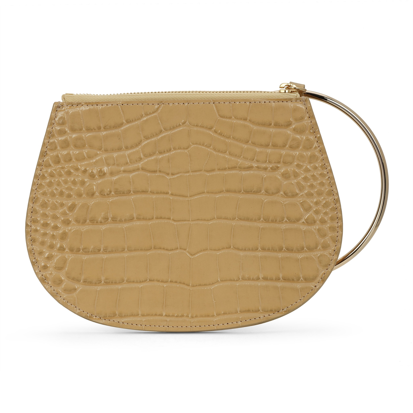 Ellie Bangle in Hazelnut Croc
