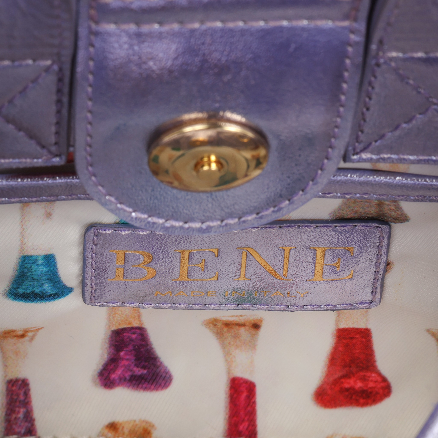 Mini Nott in Metallic Lilac