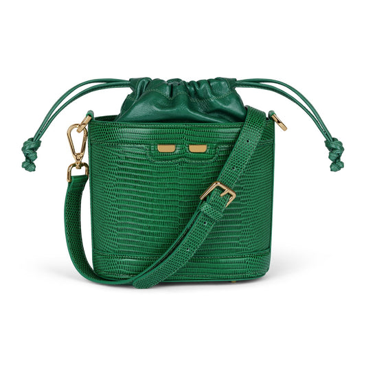 Byrd Bucket in Emerald Lizard