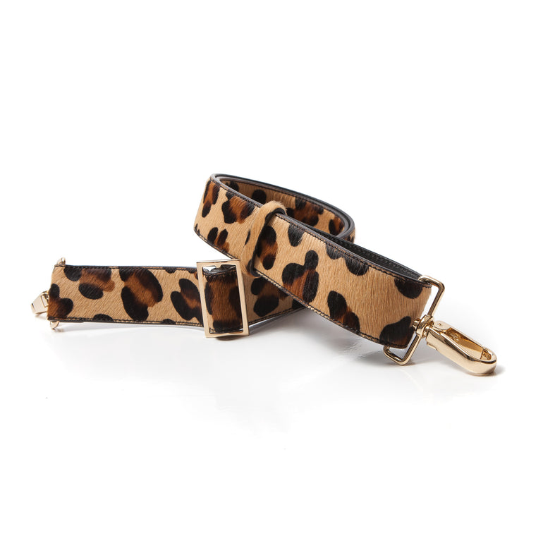 The Crossbody Bag Strap: Leopard Calf Hair Edition