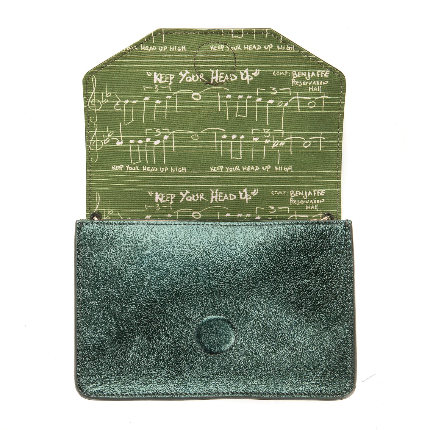 Alexa Pulitzer Samuel in Metallic Green