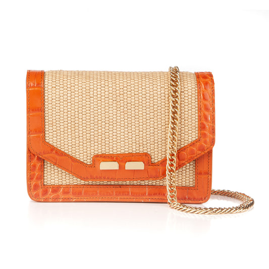 Samuel in Raffia & Zucca Croc Warehouse Sale