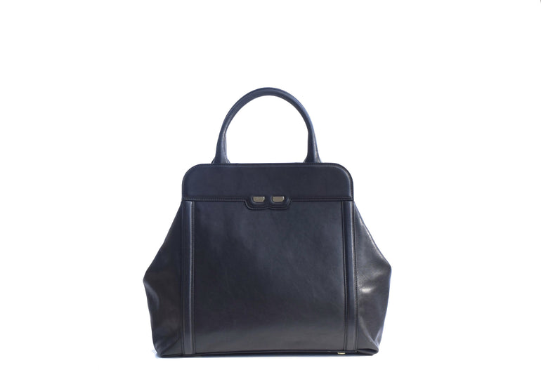 Soft Black Nott Handbag - BENE Handbags 