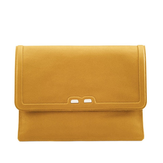 Senape Caffery Clutch - BENE Handbags 