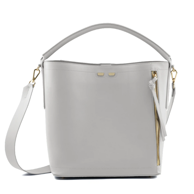 Bud Bucket in Stone - BENE Handbags 