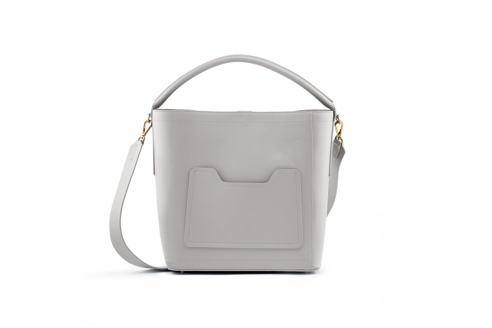 Bud Bucket in Stone - BENE Handbags 