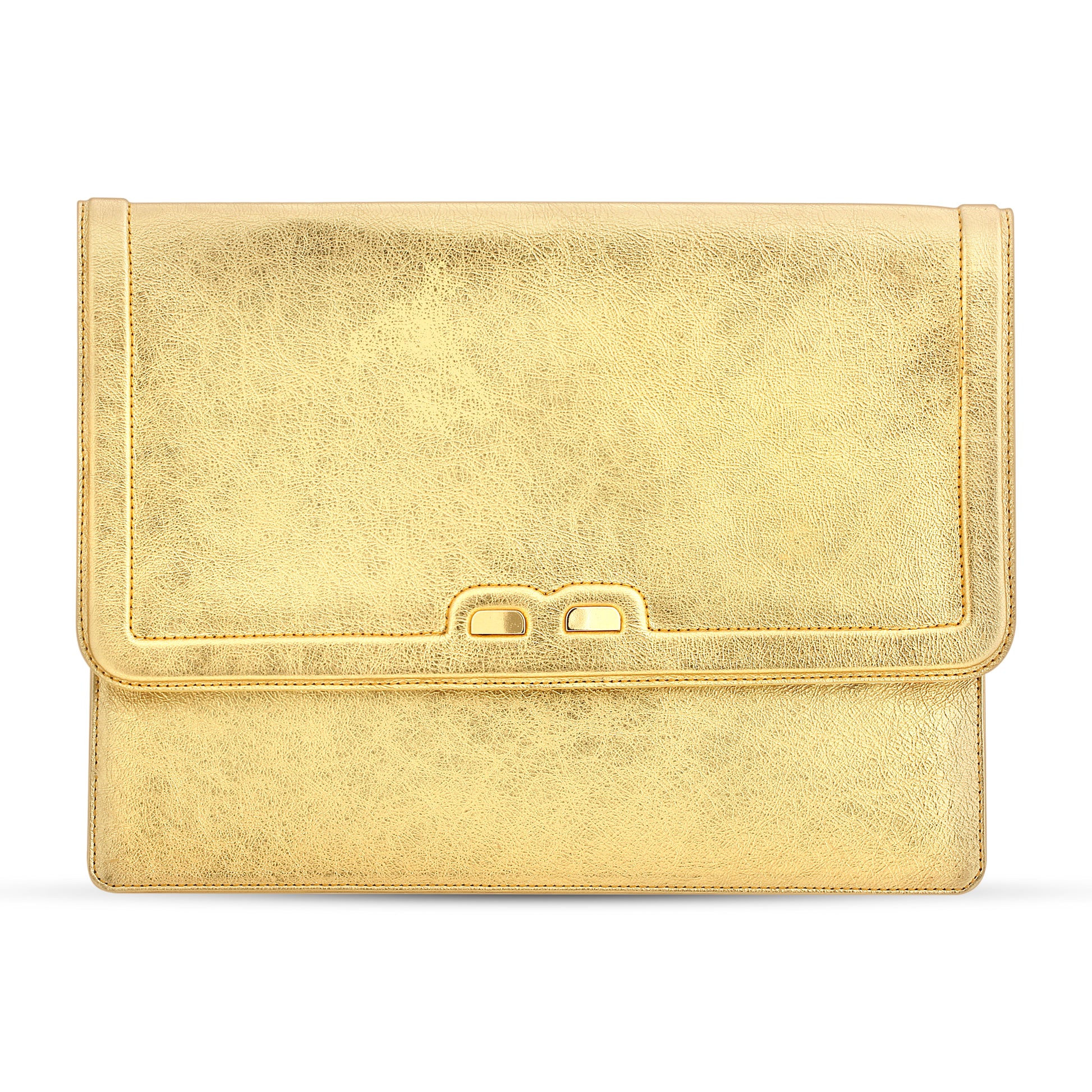 Caffery in Metallic Gold - BENE Handbags 