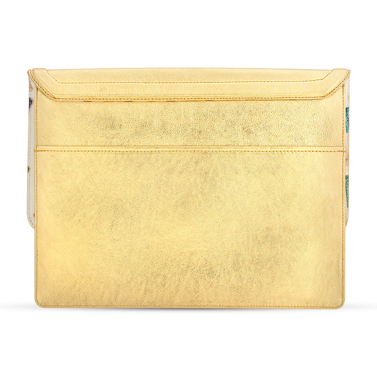 Caffery in Metallic Gold - BENE Handbags 