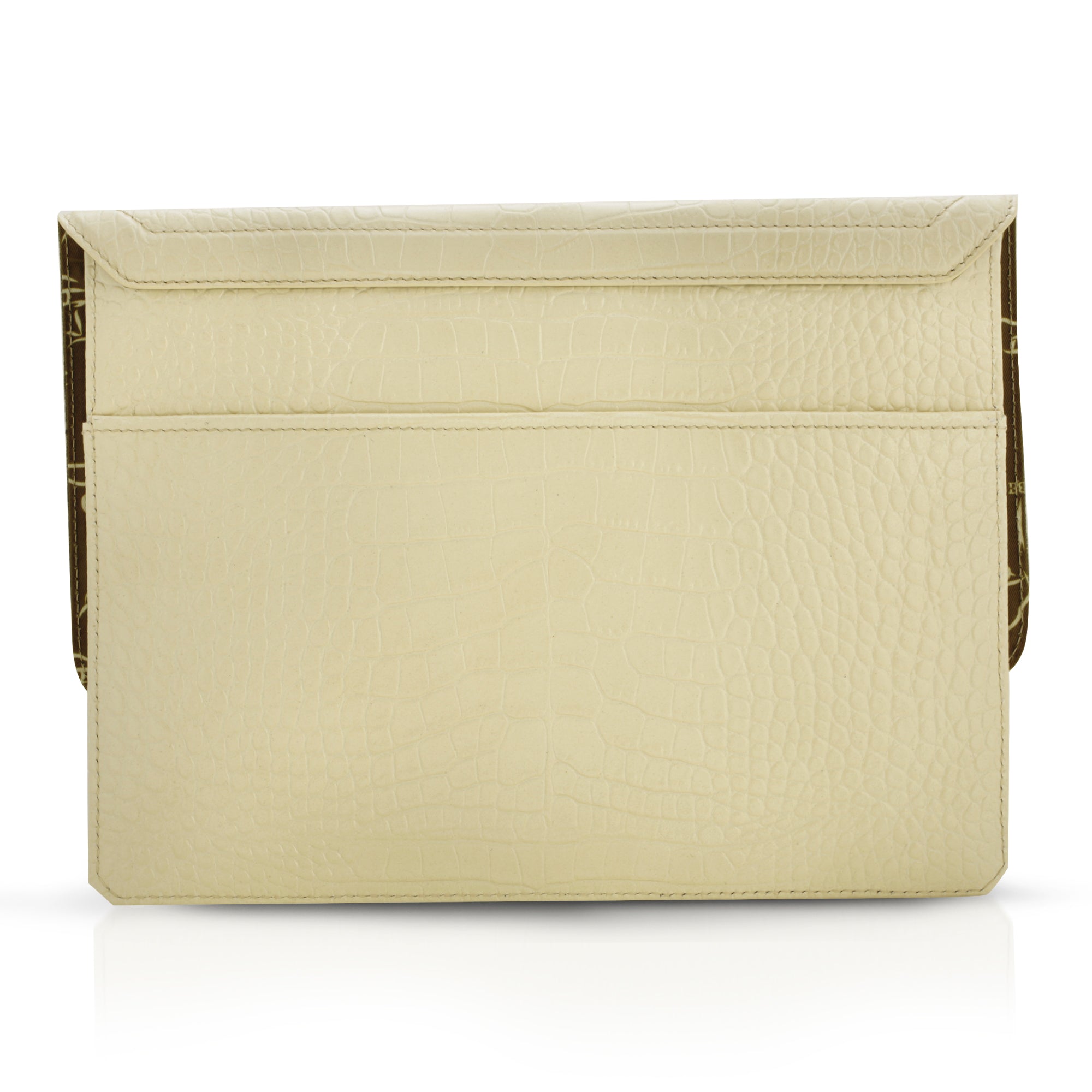 Caffery in Latte Alligator - BENE Handbags 