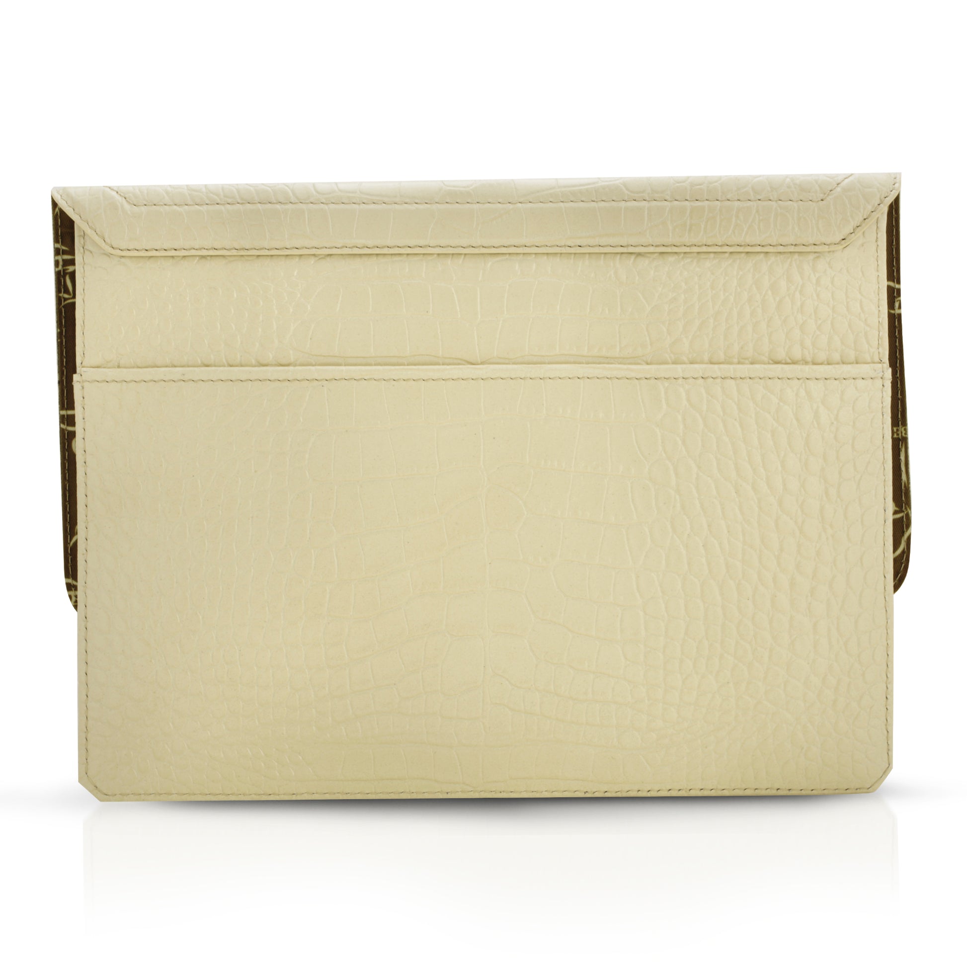Caffery in Latte Alligator - BENE Handbags 