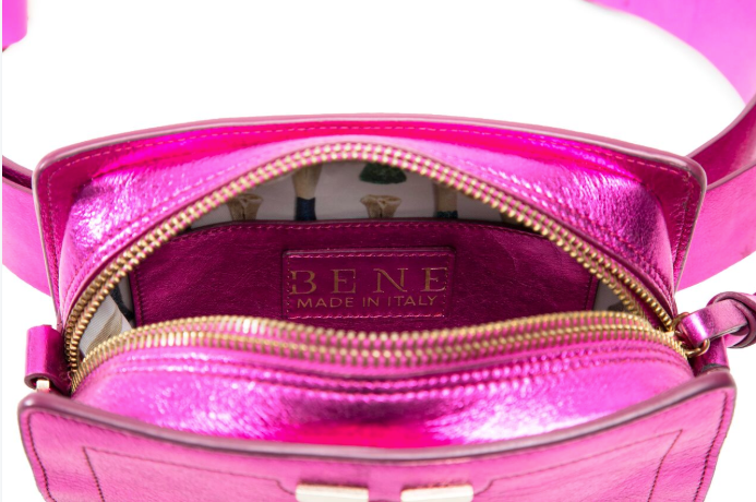 Fairfax in Metallic Pink - BENE Handbags 